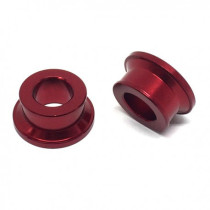 Entretoises de roue avant ZETA Kawasaki 85/100 KX 2001-2016 Rouge