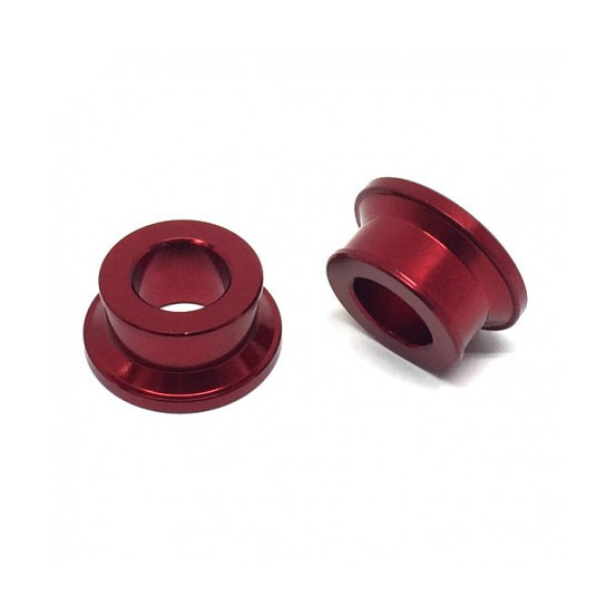 Entretoises de roue avant ZETA Kawasaki 85/100 KX 2001-2016 Rouge