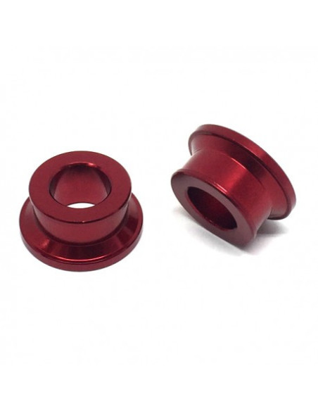 Entretoises de roue avant ZETA Kawasaki 85/100 KX 2001-2016 Rouge