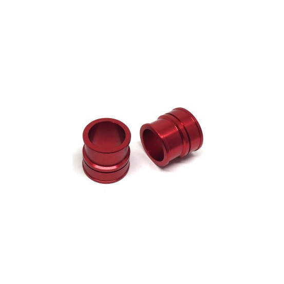Entretoises de roue avant ZETA Suzuki RMZ 250 2007-17, RMZ 450 2005-12, RMX 450 Z 2010-15 rouge