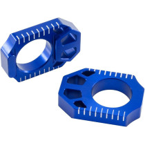 Tendeurs de chaine ZETA Yamaha 250 YZF 2012-17, 450 YZF 2010-17 Bleu
