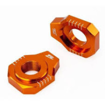 Tendeurs de chaine ZETA KTM 85 SX 2003-14, 125-450 SX/SXF 1990-2012, 125-530 EXC/EXCF 2000-17 Orange