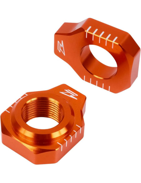 Tendeurs de chaine ZETA KTM 85 SX 2015-17, Freeride 250 2014-17, Freeride 350 2012-17 Orange