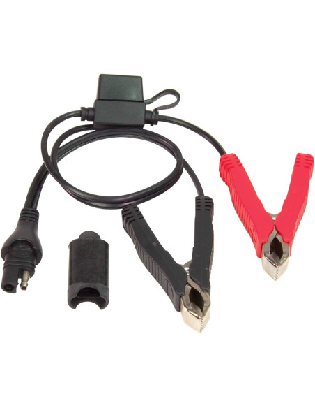 Pinces crocodiles avec fusible OPTIMATE O-14