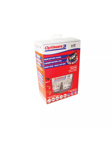 Chargeur batterie OPTIMATE 3 X2 sorties de charge TM450