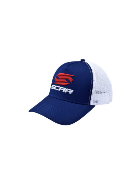 Casquette SCAR Bleu blanc