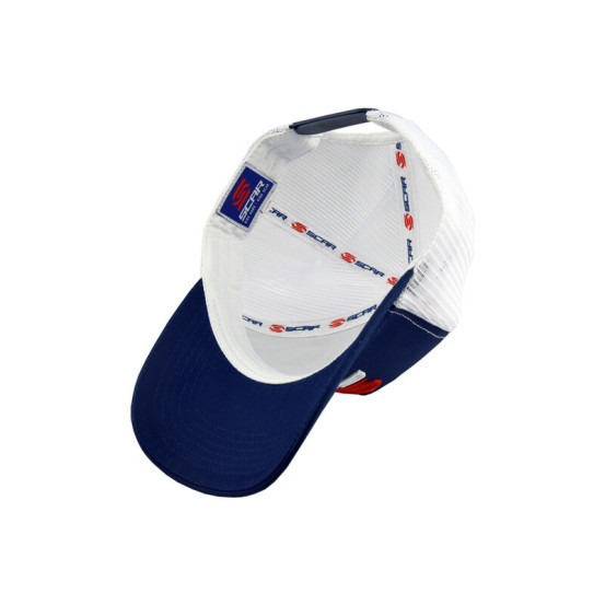 Casquette SCAR Bleu blanc