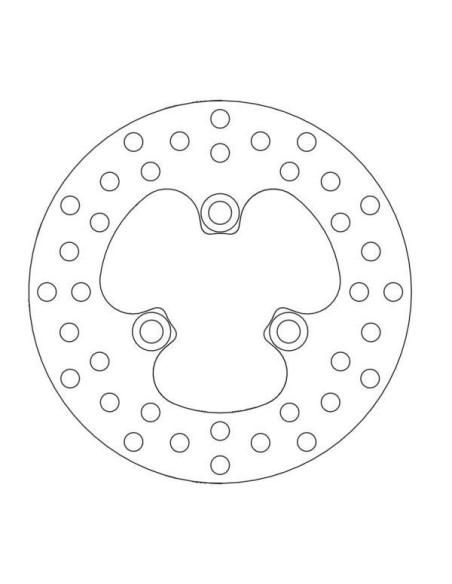 Disque Frein avant MOTO MASTER Round - HONDA 250 / 400 / 450 / 700 TRX