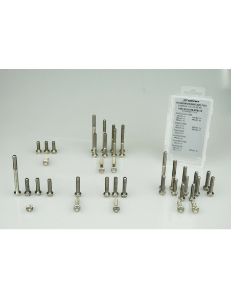 Kit 34 vis moteur titane SCAR Husqvarna 65 TC 2016-2020 KTM 65 SX 2009-2020