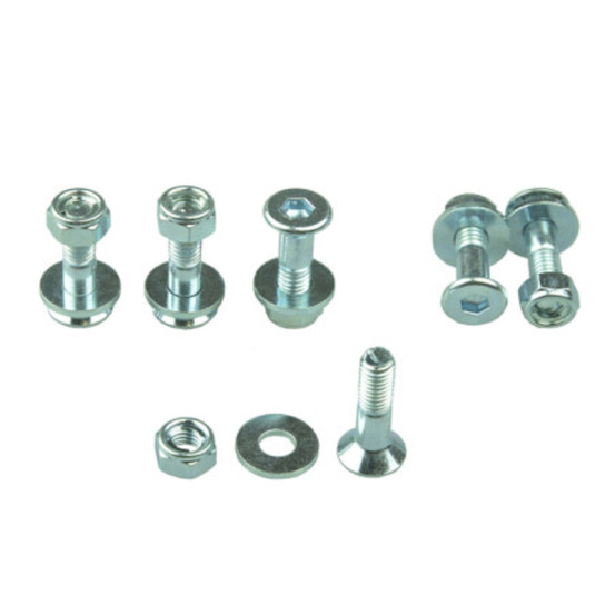Kit vis et écrous de couronne SCAR M8x31mm motos Japonaises