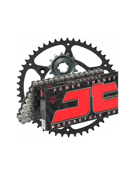 Kit chaine 428 acier JT - 125 XL S 1980-1982