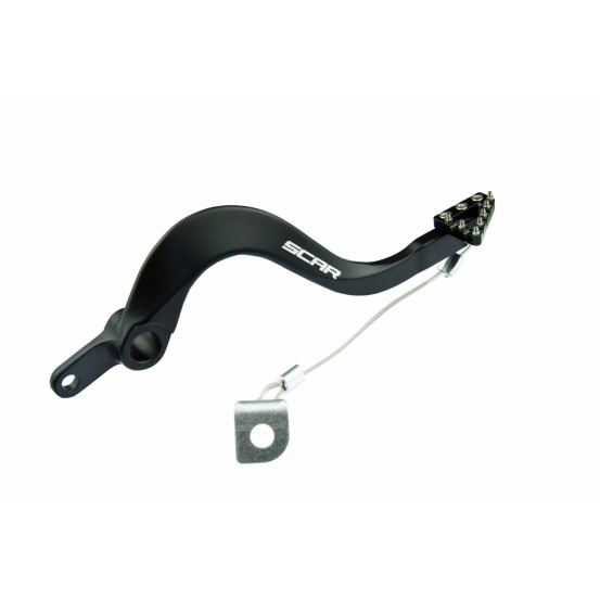 Pédale de frein SCAR Kawasaki 250 KXF 2021-2026 / 450 KXF 2006-2026 Noir