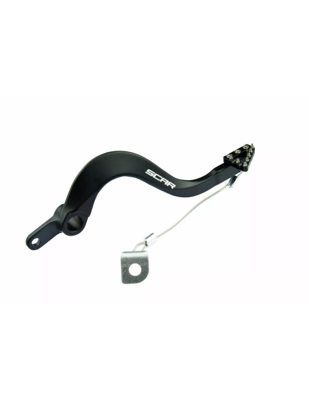 Pédale de frein SCAR Kawasaki 250 KXF 2021-2026 / 450 KXF 2006-2026 Noir