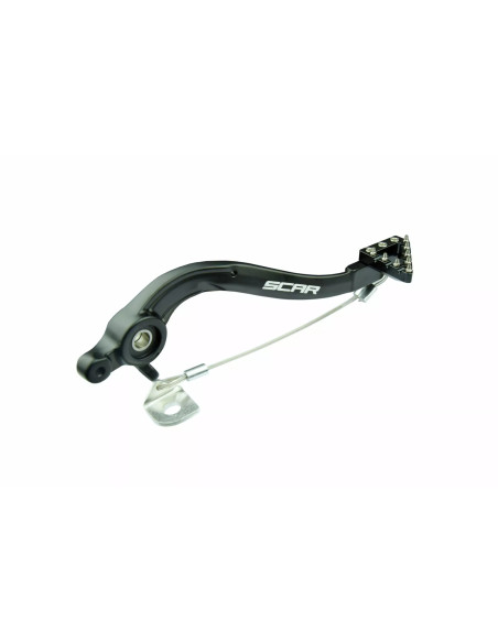 Pédale de frein SCAR Ktm 125-350EXC EXCF 17-23 Husqvarna TE FE 17-23 EC ECF 21-23 - Noir