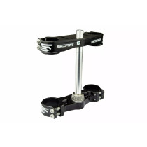 Té de fourche SCAR Ktm 65 SX 21-23 Husqvarna TC 65 21-23 Gas-Gas MC 65 21-23 Offset 22mm Noir