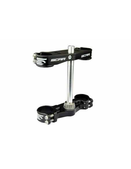 Té de fourche SCAR Ktm 65 SX 21-23 Husqvarna TC 65 21-23 Gas-Gas MC 65 21-23 Offset 22mm Noir