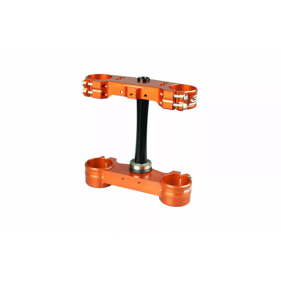 Té de fourche SCAR Ktm SX SX-F Husqvarna TC FC 2023-2026 Offset 22mm Orange