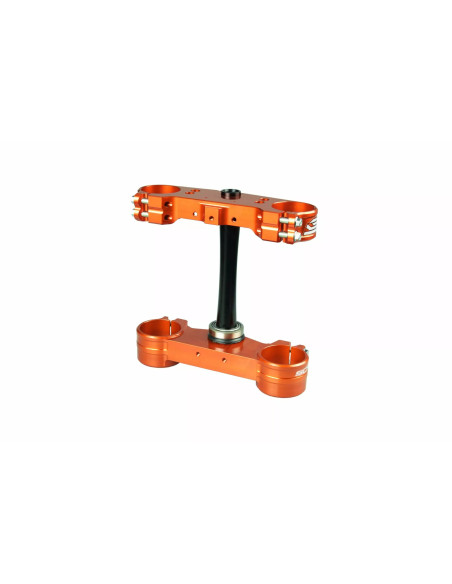 Té de fourche SCAR Ktm SX SX-F Husqvarna TC FC 2023-2026 Offset 22mm Orange