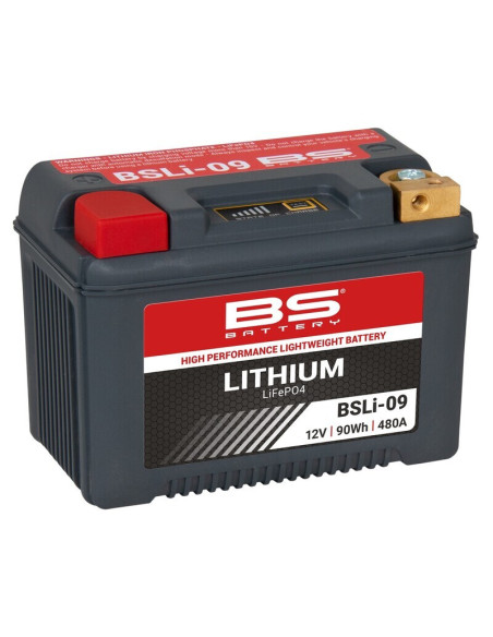 Batterie moto lithium 12v BS Ion BSLI 09