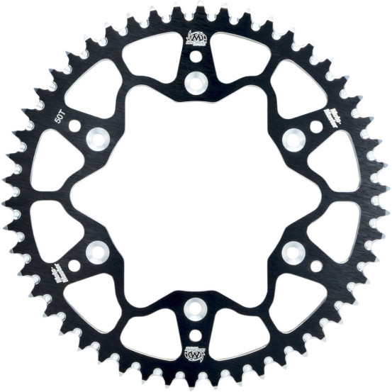 Couronne MOTO MASTER alu anti-boue - Pas 520 - Noir - HONDA CR CRF BETA RR