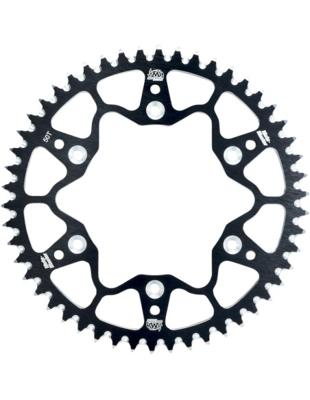 Couronne MOTO MASTER alu anti-boue - Pas 520 - Noir - HONDA CR CRF BETA RR
