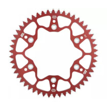 Couronne MOTO MASTER alu anti-boue - Pas 520 - Rouge - HONDA CR CRF BETA RR