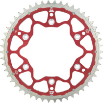 Couronne MOTO MASTER Bi-métal - Pas 520 - Rouge - HONDA CR CRF BETA RR