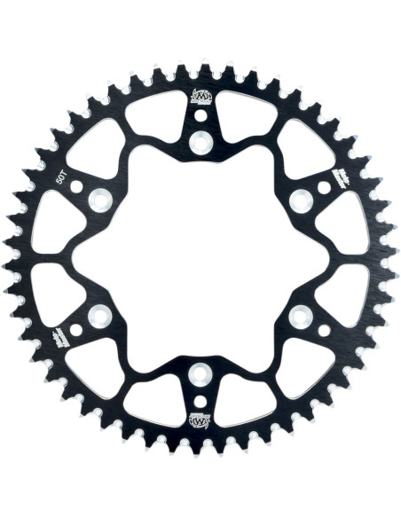 Couronne MOTO MASTER alu anti-boue - Pas 520 - Noir - HUSQVARNA KTM