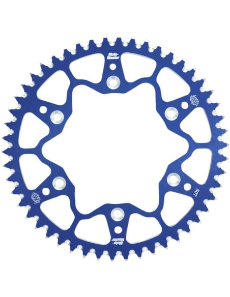 Couronne MOTO MASTER alu anti-boue - Pas 428 - Bleu - HUSQVARNA KTM 85