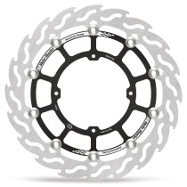 Disque de frein supermotard MOTO MASTER Flame 320mm - Pour étrier 4 pistons SMR - HONDA CR / XR R / XR L