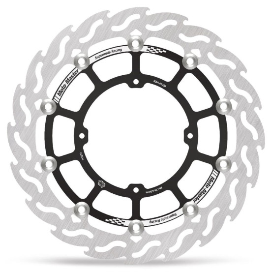 Disque de frein supermotard MOTO MASTER Flame 320mm - Pour étrier 4 pistons SMR - HONDA CR / XR R / XR L