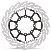 Disque de frein supermotard MOTO MASTER Flame 320mm - Pour étrier 4 pistons SMR - KAWASAKI KX / KXF / KDX / KLX SUZUKI RMZ