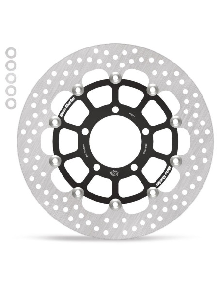 Disque de frein avant gauche MOTO MASTER Halo - TRIUMPH 865 / 900 / 1200 Bonneville 900 StreetTwin 1200 Thruxton