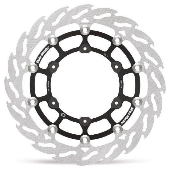 Disque de frein avant gauche MOTO MASTER Flame Racing series - Épaisseur 5,5mm - HUSQVARNA 701 Supermoto / KTM 690 SMC R