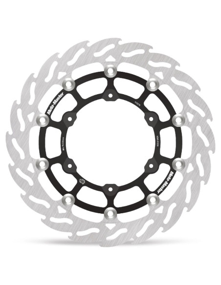 Disque de frein avant gauche MOTO MASTER Flame Racing series - Épaisseur 5,5mm - HUSQVARNA 701 Supermoto / KTM 690 SMC R