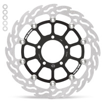 Disque de frein avant gauche MOTO MASTER Flame Racing series - Épaisseur 5,5mm - KAWASAKI 1000 ZX-10R 2016-2017
