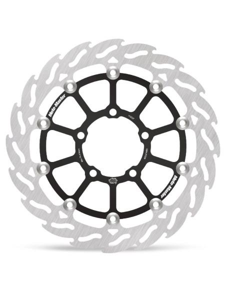 Disque de frein avant gauche MOTO MASTER Flame - TRIUMPH 850 / 900 Tiger 1050 Speed Triple 1200 Scrambler 2500 Rocket III