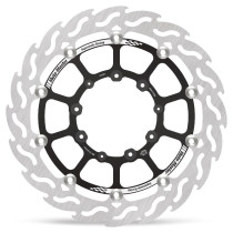 Disque de frein supermotard MOTO MASTER Flame 320mm - Pour étrier 4 pistons SMR - HONDA 450 CRF L
