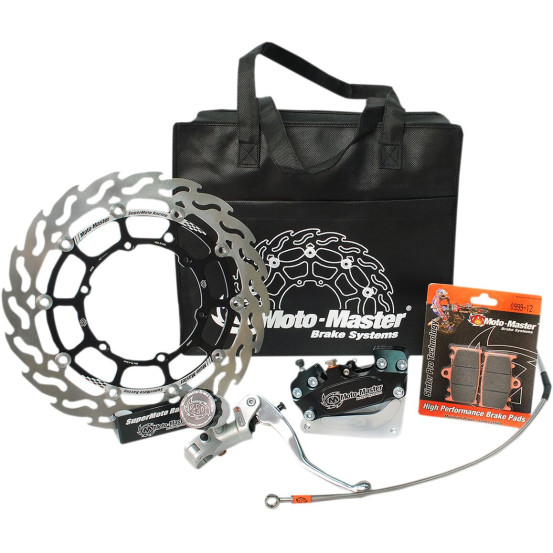 Kit frein avant complet supermotard MOTO MASTER - Disque Flame 320mm - HONDA 450 CRF L (sans éclairage)