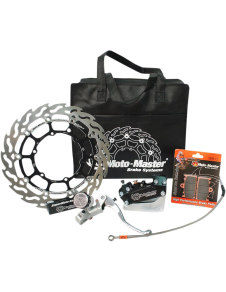 Kit frein avant complet supermotard MOTO MASTER - Disque Flame 320mm - HONDA 450 CRF L (sans éclairage)