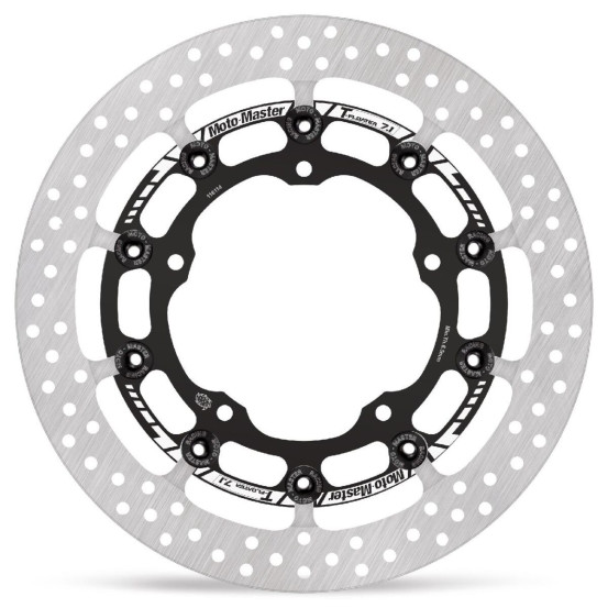 Disque de frein avant MOTO MASTER Halo T-Floater Professional Racing series - 321mm - Epaisseur 7.1mm - YAMAHA YZF R6 / R1