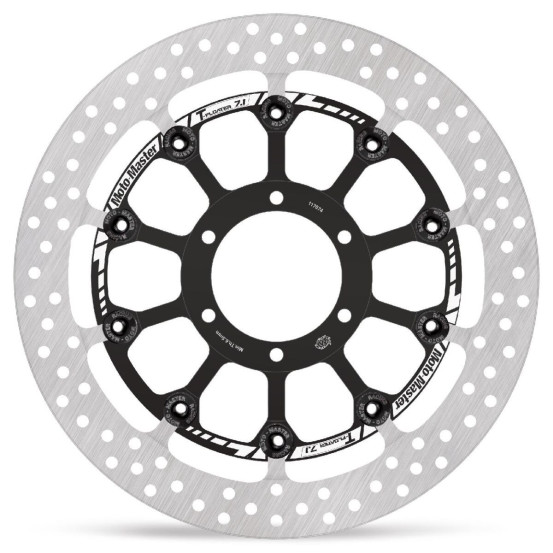 Disque de frein avant MOTO MASTER Halo T-Floater Professional Racing series - 320mm - 321mm - Epaisseur 7.1mm - BMW S1000R / RR