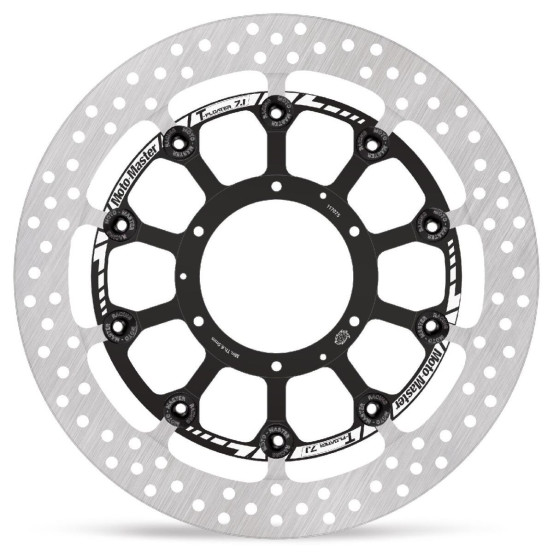 Disque de frein avant MOTO MASTER Halo T-Floater Professional Racing series - 320mm - Epaisseur 7.1mm - HONDA 1000 CBR RR / SP