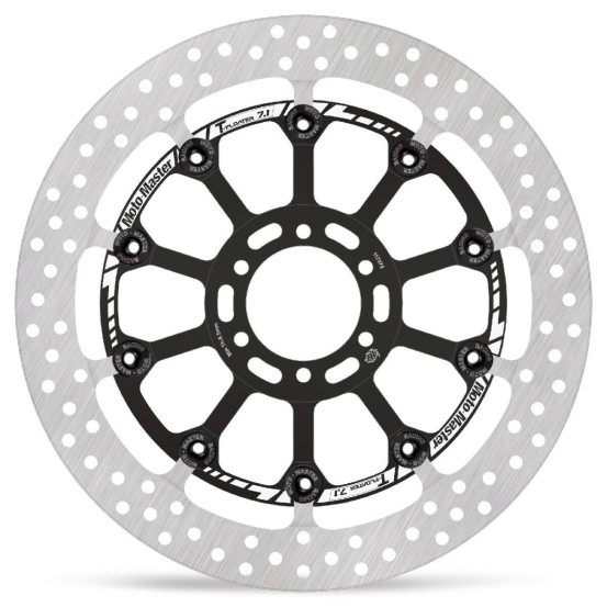 Disque de frein avant MOTO MASTER Halo T-Floater Professional Racing series - 320mm - Epaisseur 7.1mm - APRILIA / DUCATI / KTM