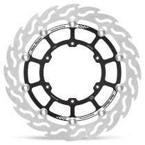Disque de frein supermotard MOTO MASTER Flame 320mm - Pour étrier 4 pistons SMR - SUZUKI RM / YAMAHA YZ