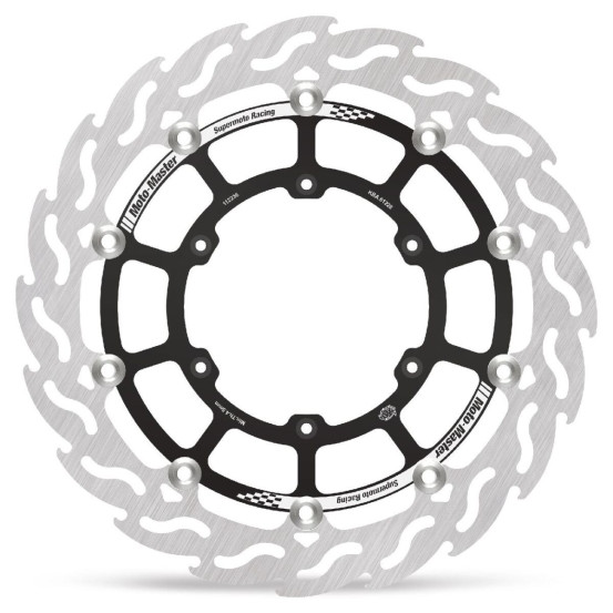 Disque de frein supermotard MOTO MASTER Flame 320mm - Pour étrier 4 pistons SMR - SUZUKI RM / YAMAHA YZ