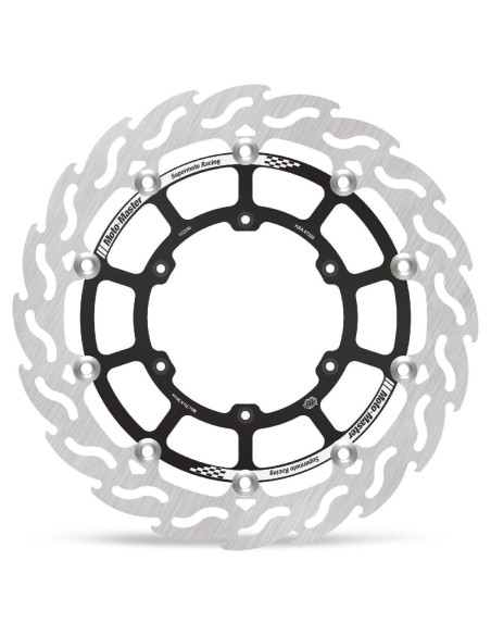 Disque de frein supermotard MOTO MASTER Flame 320mm - Pour étrier 4 pistons SMR - SUZUKI RM / YAMAHA YZ