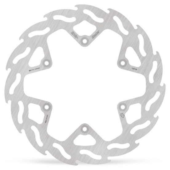 Disque de frein arrière MOTO MASTER Flame Factory 4.4mm - 245mm - YAMAHA 125 / 250 YZ 250 / 450 YZF / WRF