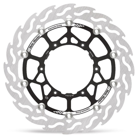 Disque de frein supermotard MOTO MASTER Flame 320mm - Pour étrier 4 pistons SMR - YAMAHA 250 / 450 WR F