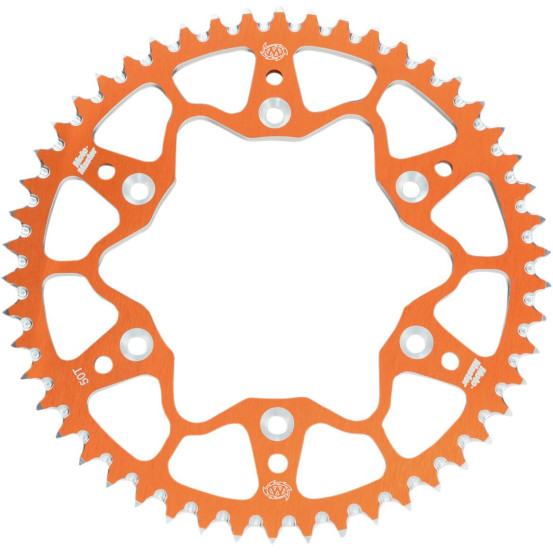 Couronne MOTO MASTER alu anti-boue - Pas 415 - Orange - KTM HUSQVARNA 50